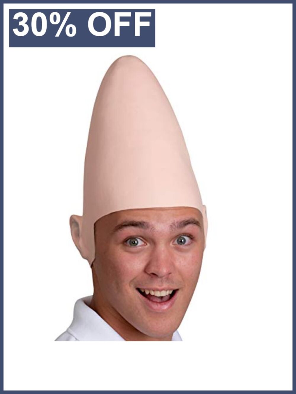 Alien Cone Head Costume Accessory Rubber Stretch Hat